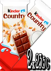 2x Kinder Country